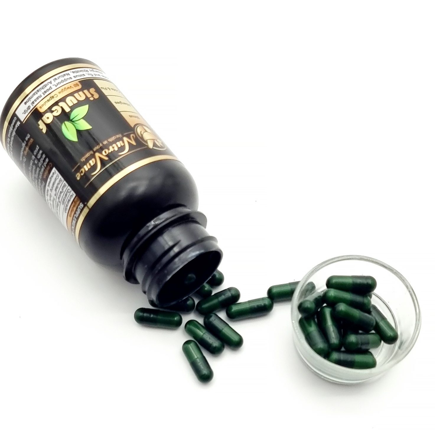 SinuLeaf green capsules
